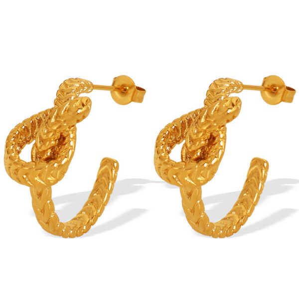 Knotted Stud Earrings