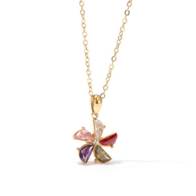 Windmill-Shaped Necklace