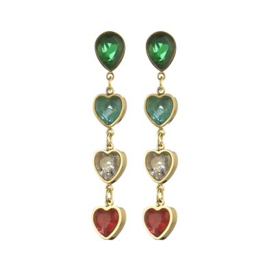 Dangle Heart Earring